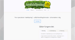 Desktop Screenshot of haekklipning.dk